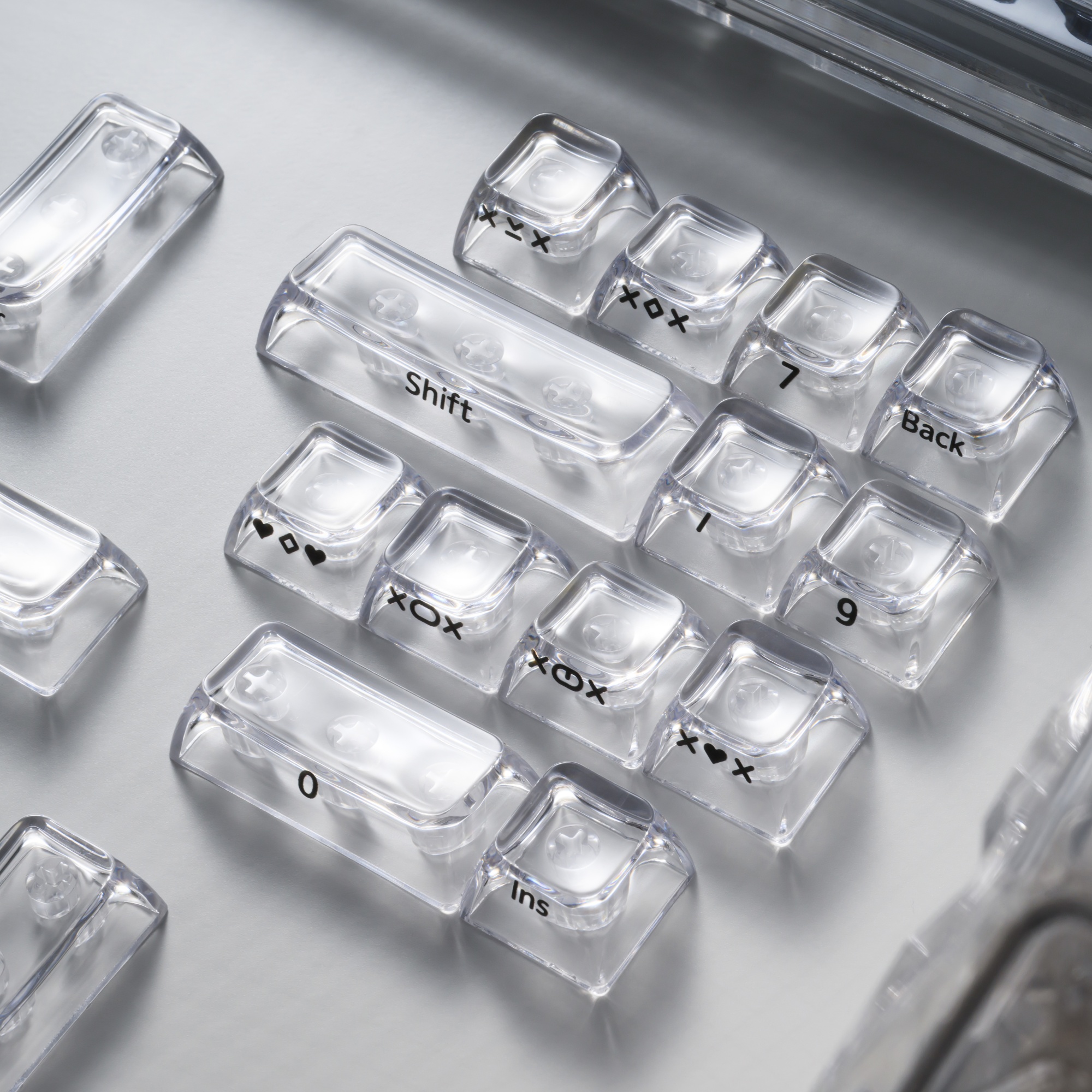 XVX Crystal Transparent SA Pro – Gaming Keyboard Typewriter recenzja i cena