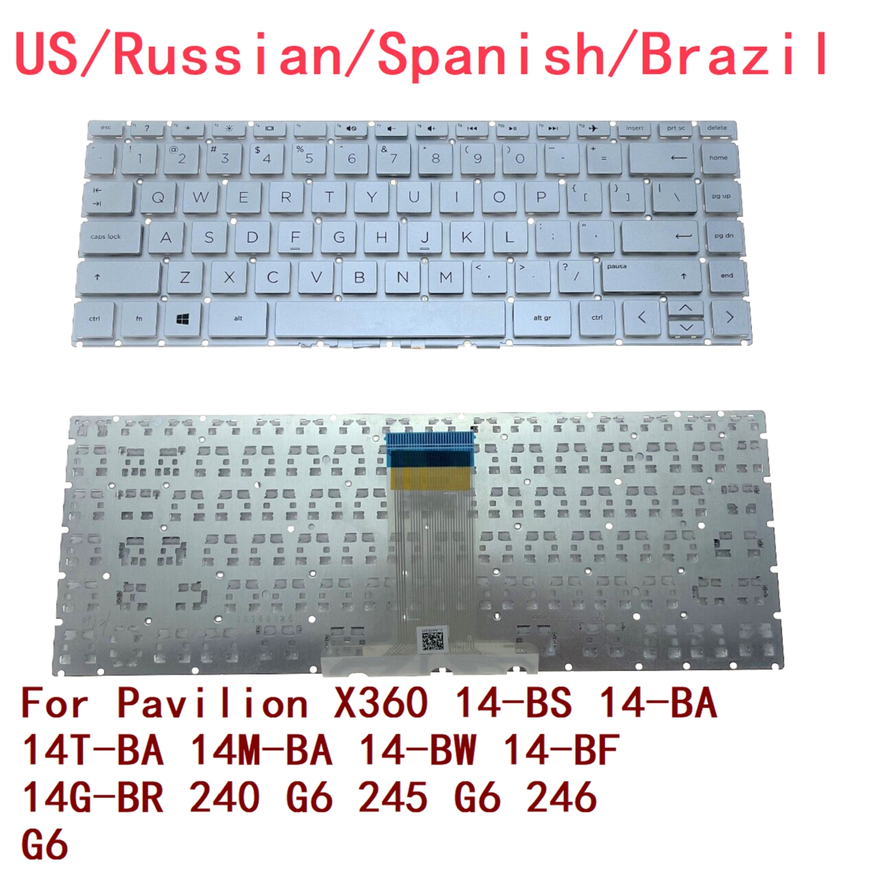 US RU SP BR Backlit Keyboard F – Gaming Keyboard Hp recenzja i cena