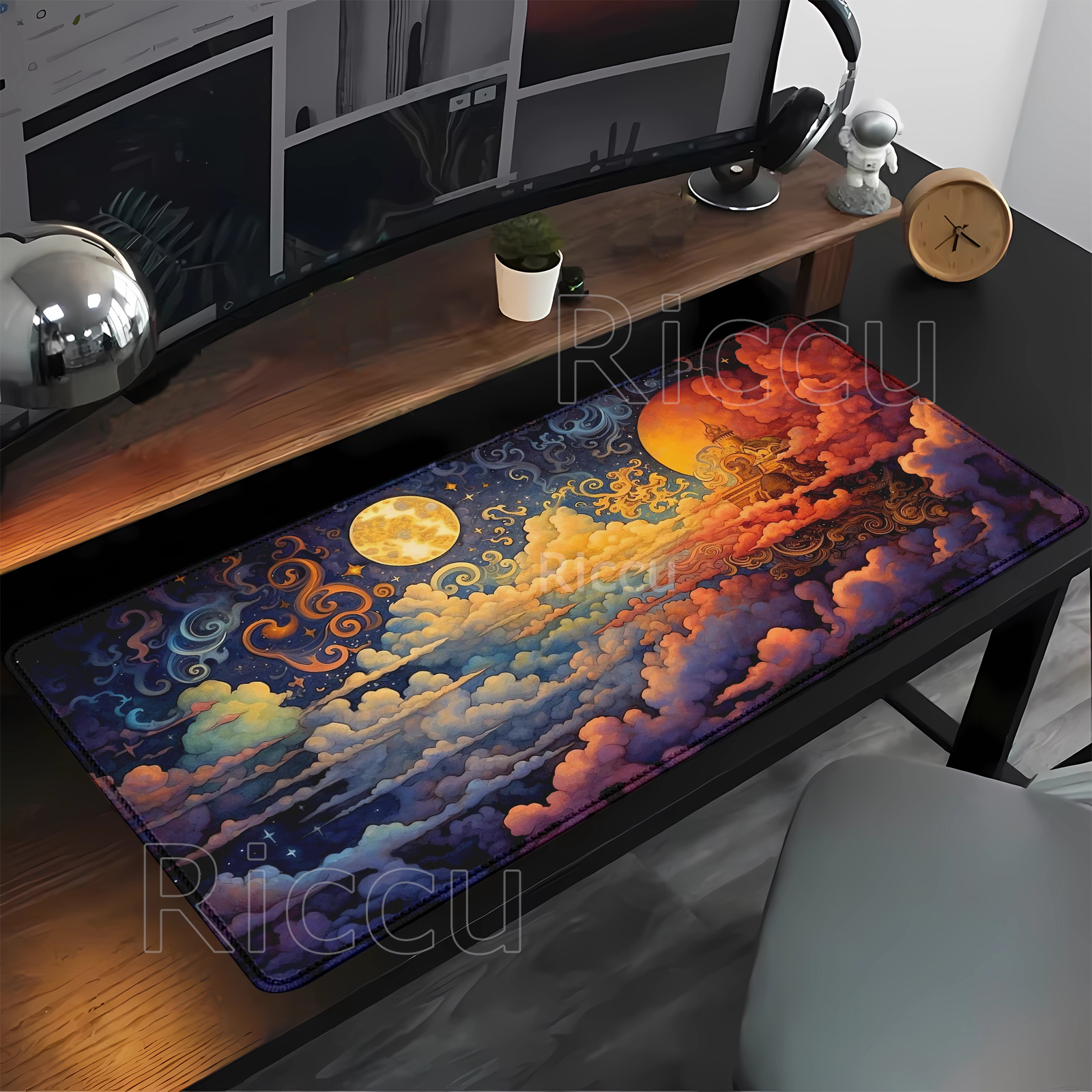Large Mouse Pad Full moon and  – Gaming Keyboard Typewriter recenzja i cena
