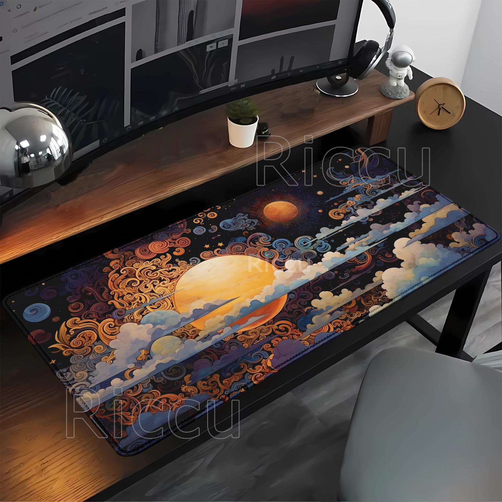 Large Mouse Pad Full moon and  – Gaming Keyboard Typewriter recenzja i cena