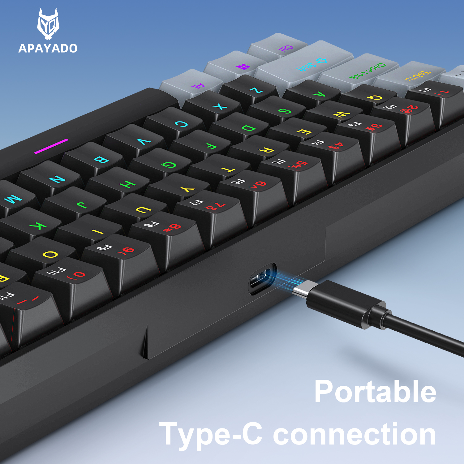 K61 Wired Mechanical Gaming Ke – Gaming Keyboard Blue Switches recenzja i cena