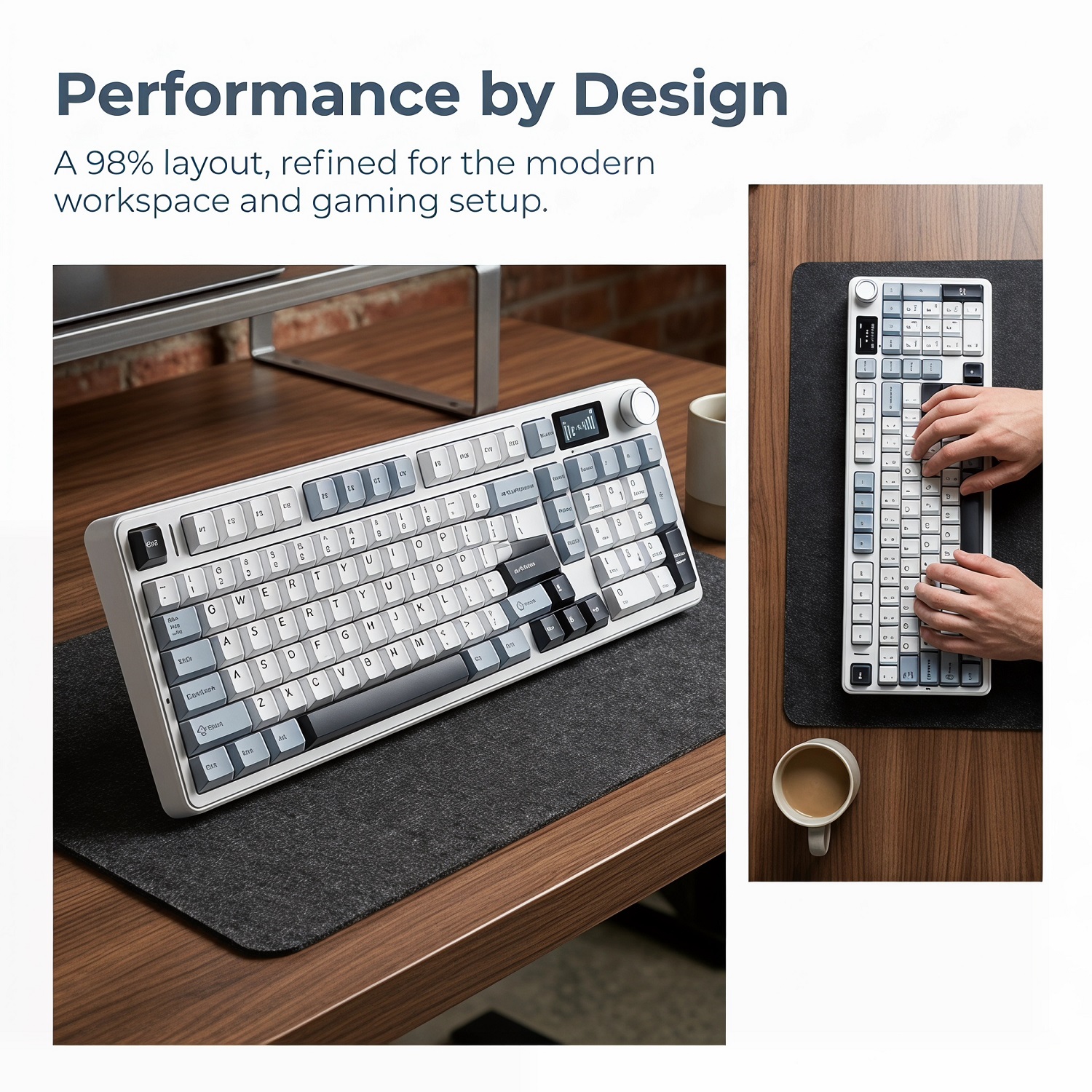New AULA F99 Max Gasket Mechan – Gaming Keyboard Mechanical Wireless recenzja i cena
