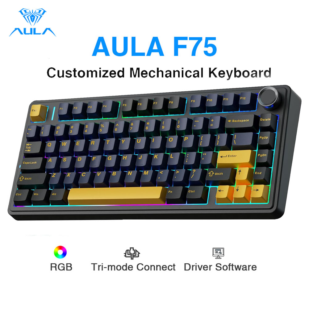 Aula F75 mechanical keyboard,  – Gaming Keyboard Number Pad recenzja i cena