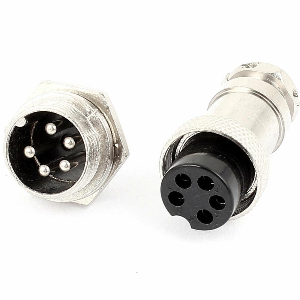 1set GX16 5P Aviation Plug 16m – Aviator Connector Kit recenzja i cena