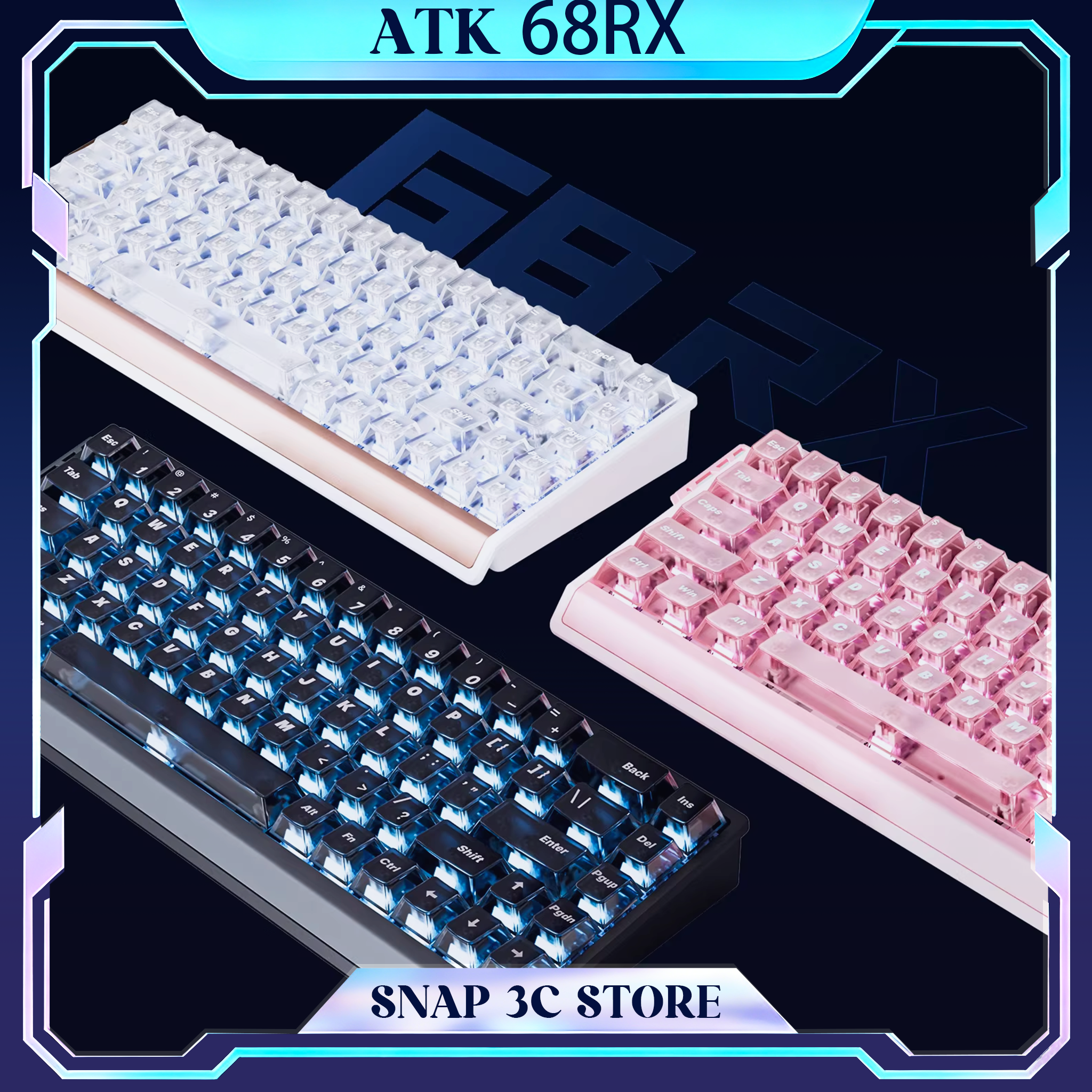 ATK 68RX Magnetic Switch Gamin – Gaming Keyboard Hall Effect Switches recenzja i cena