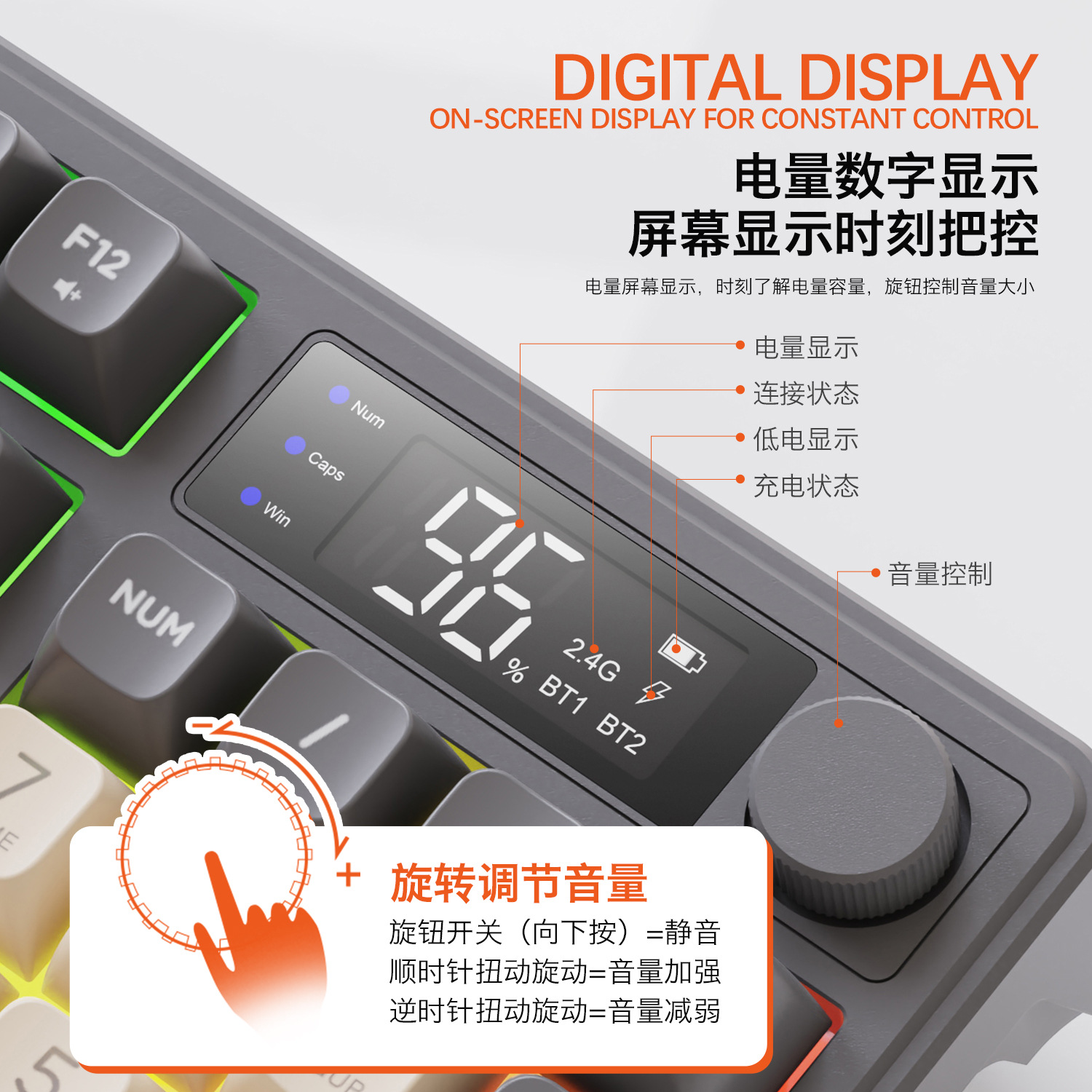 Hot Free Wolf T96 Wireless Dua – Gaming Keyboard Mechanical Wireless recenzja i cena