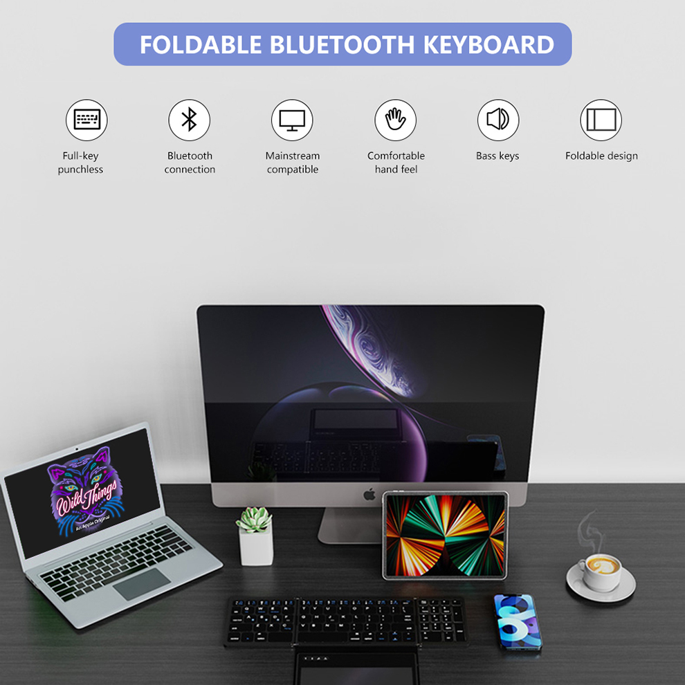 BOW Foladable Bluetooth Keyboa – Gaming Keyboard Budget recenzja i cena
