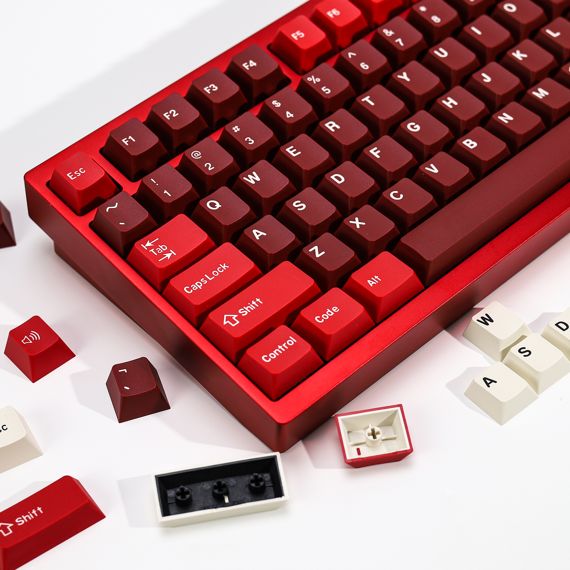 KBDiy GMK Jamon Keycap Red Ret – Gaming Keyboard Number Pad recenzja i cena