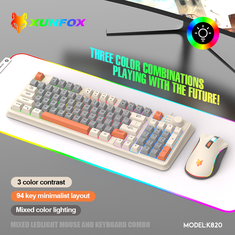 K820 USB Wired Game Keyboard M – Gaming Keyboard Mouse Wireless recenzja i cena