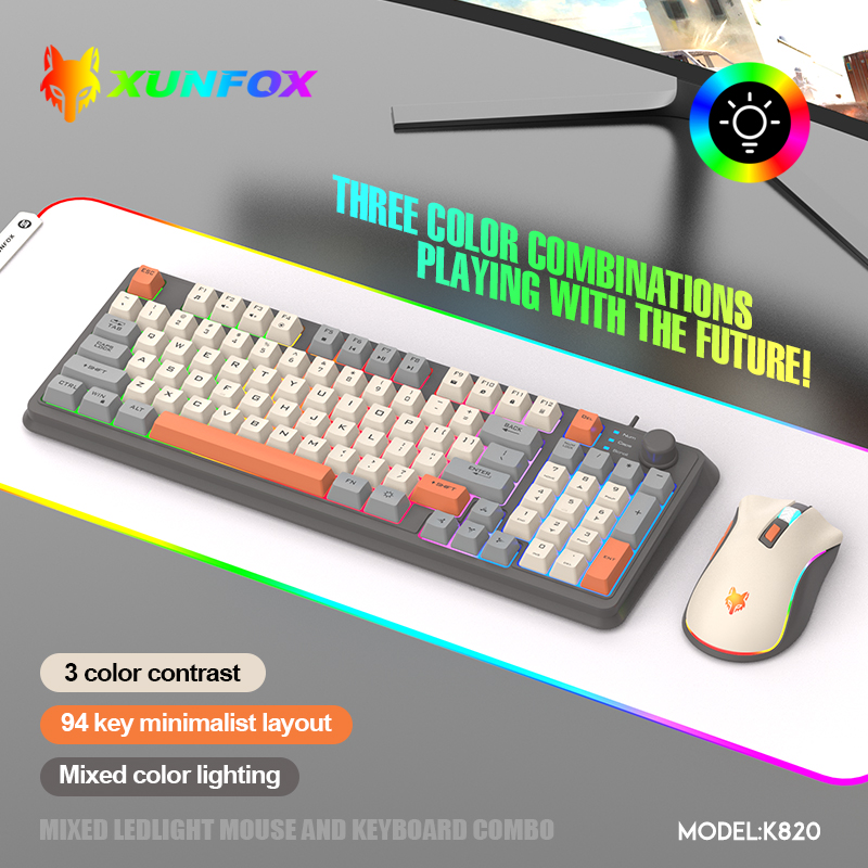 K820 USB Wired Game Keyboard M – Gaming Keyboard Mouse Wireless recenzja i cena
