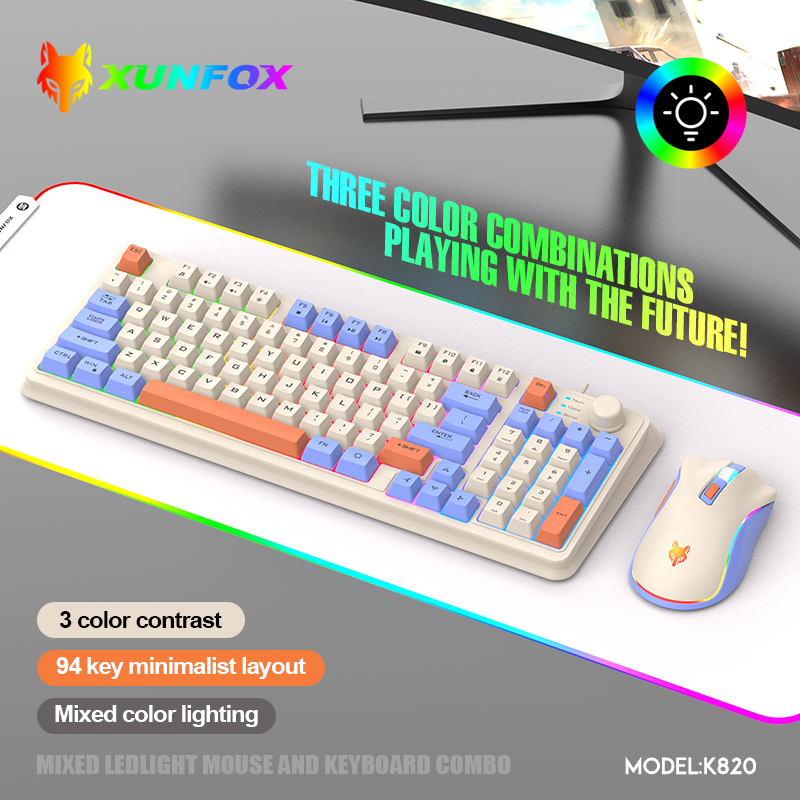 K820 USB Wired Game Keyboard M – Gaming Keyboard Mouse Wireless recenzja i cena
