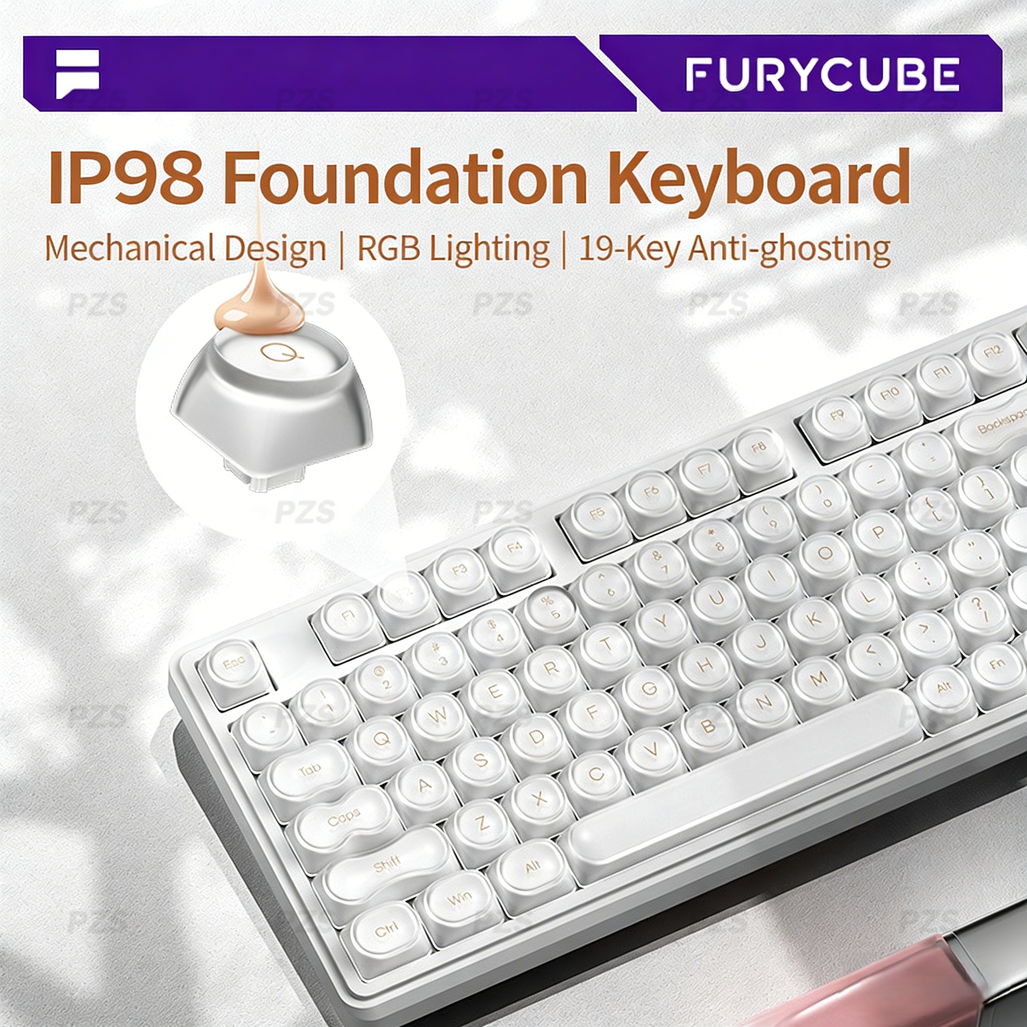 FURYCUBE IP98 Wired Gaming Mem – Gaming Keyboard Ip98 recenzja i cena