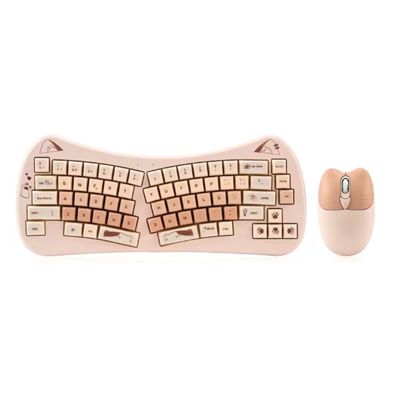 68 Key Cat Ear Mechanical Keyb – Gaming Keyboard Mouse Wireless recenzja i cena
