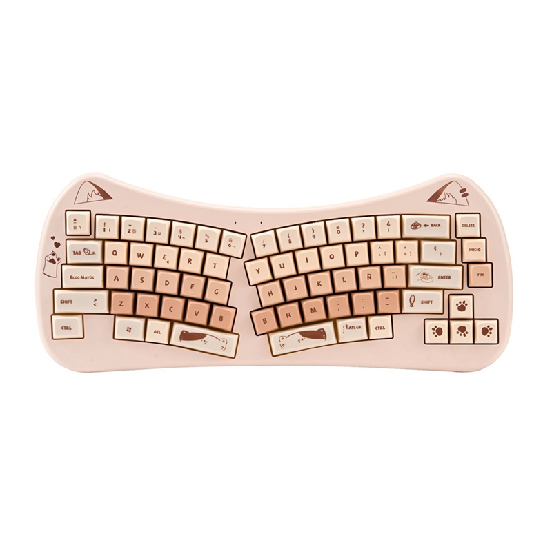 68 Key Cat Ear Mechanical Keyb – Gaming Keyboard Mouse Wireless recenzja i cena