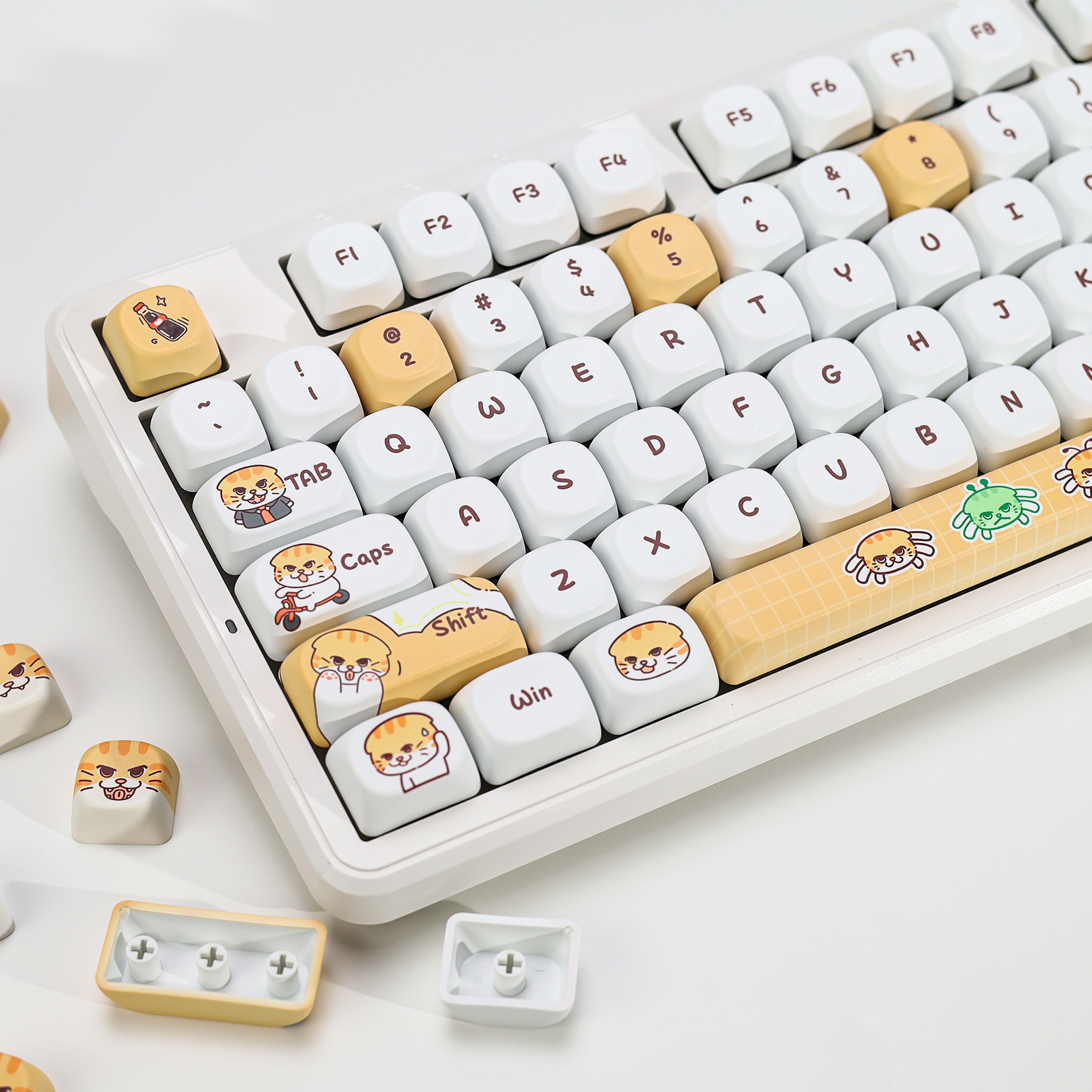 KBDiy Cute Bad Cat Theme Keyca – Gaming Keyboard Number Pad recenzja i cena