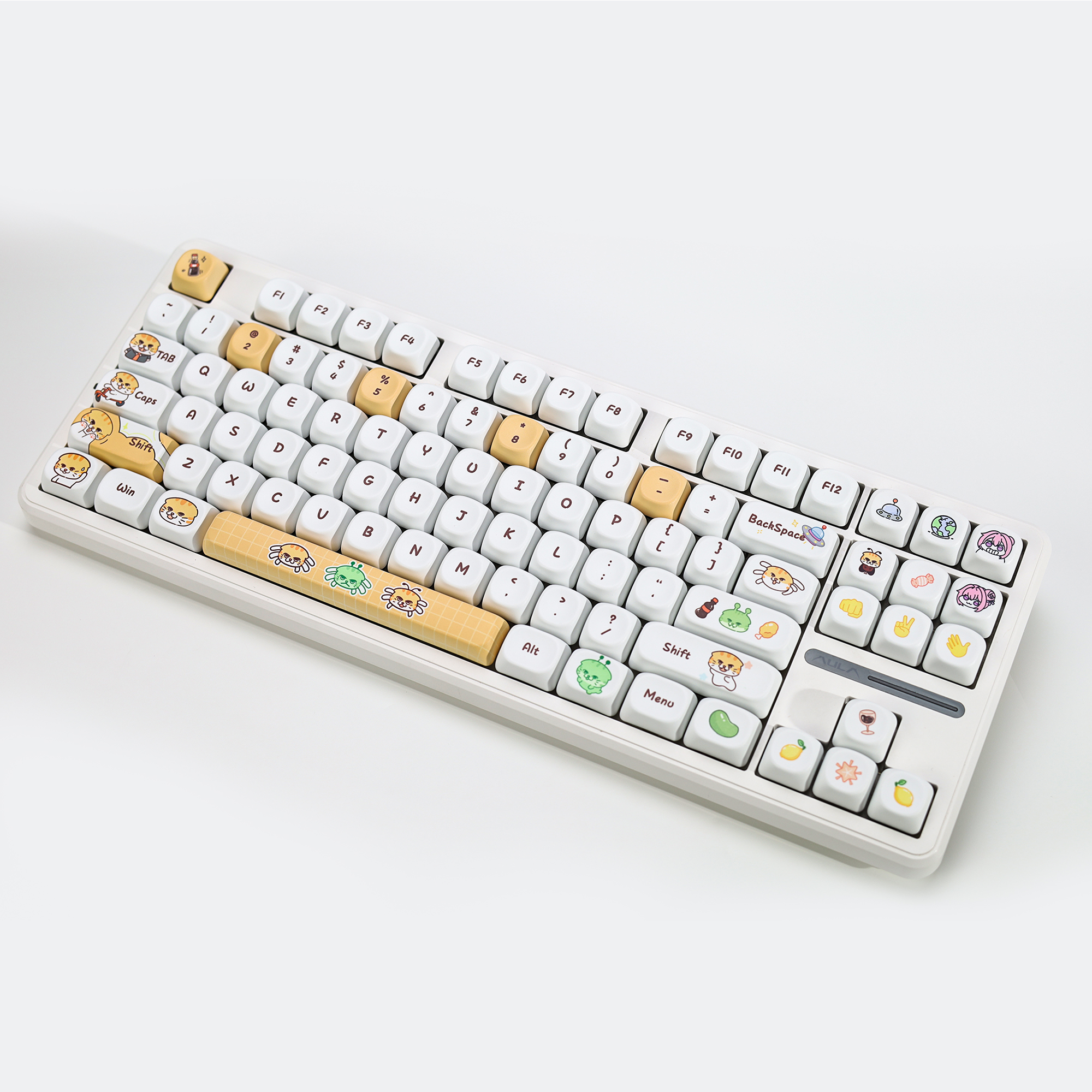 KBDiy Cute Bad Cat Theme Keyca – Gaming Keyboard Number Pad recenzja i cena
