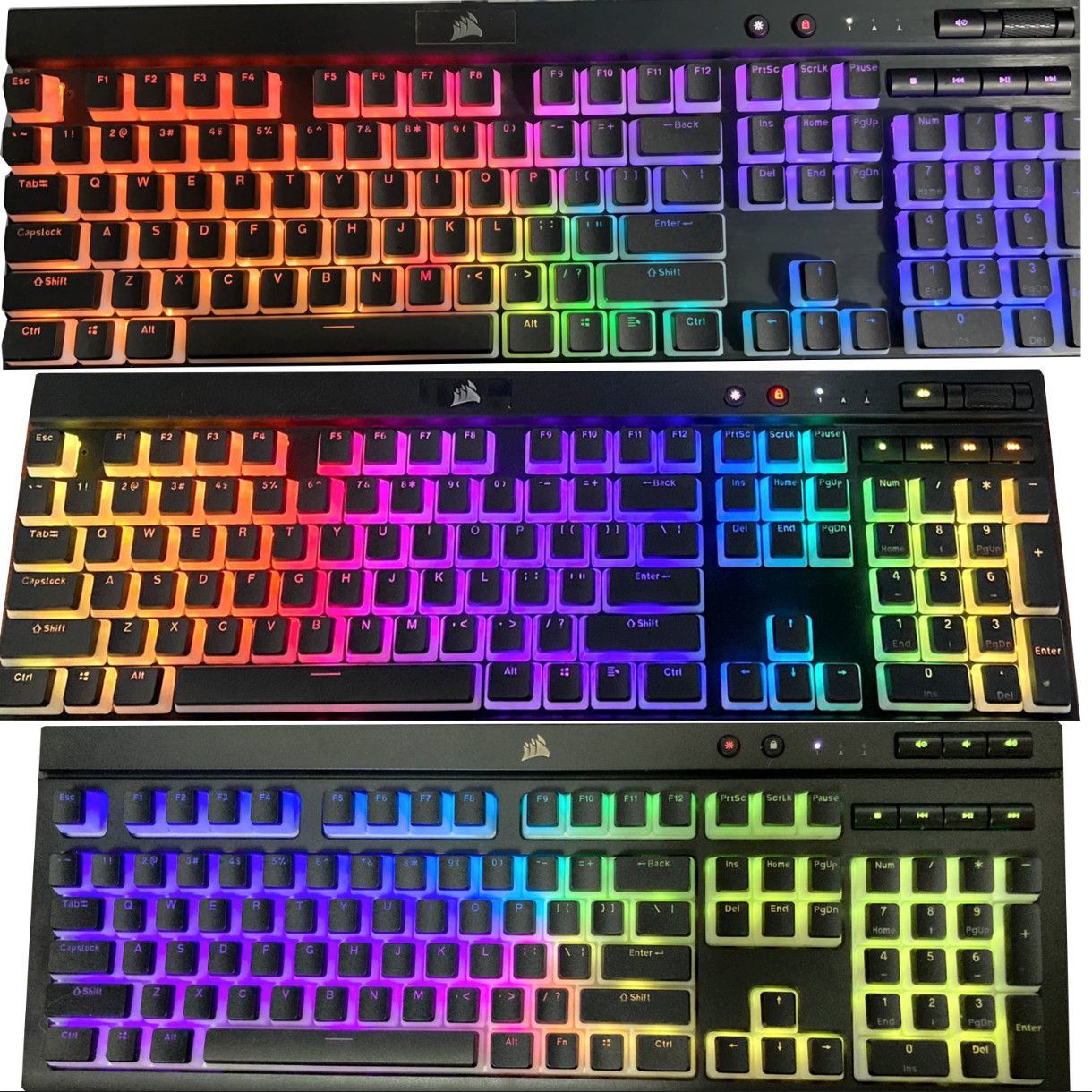 Translucent Corsair Pudding Ke – Gaming Keyboard Corsair recenzja i cena