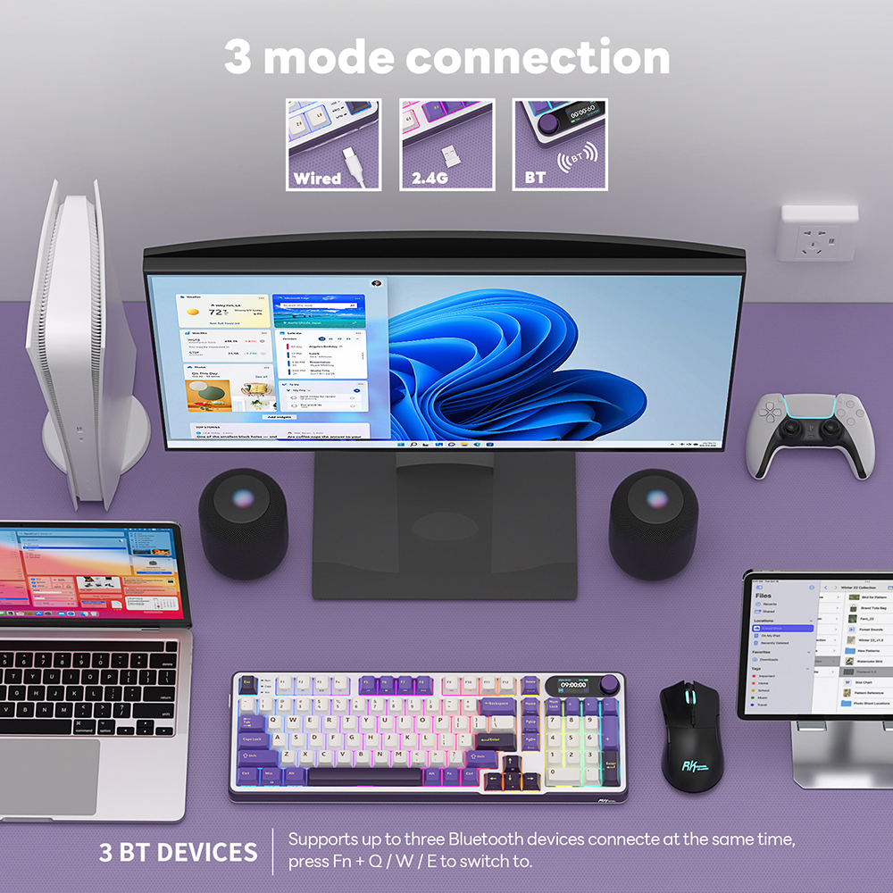 RK ROYAL KLUDGE S98 Wireless G – Gaming Keyboard Budget recenzja i cena
