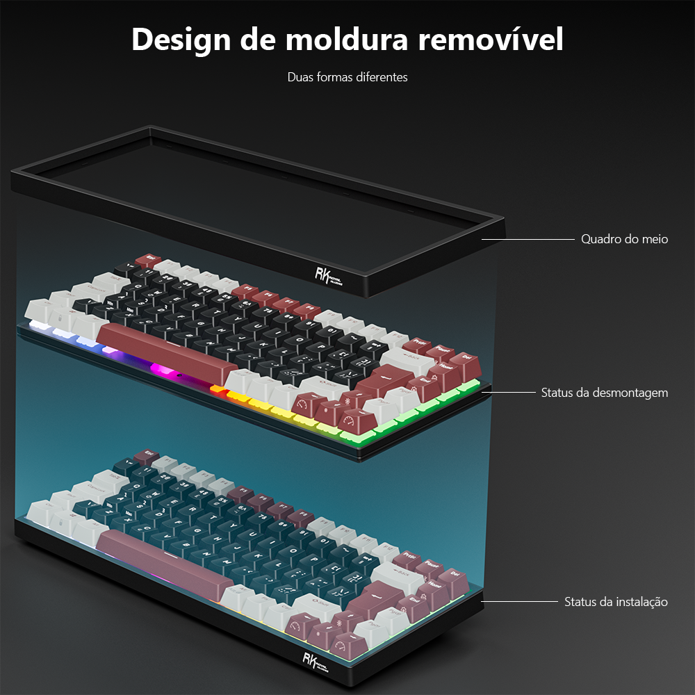 RK84 RK ROYAL KLUDGE Brazilian – Gaming Keyboard Budget recenzja i cena