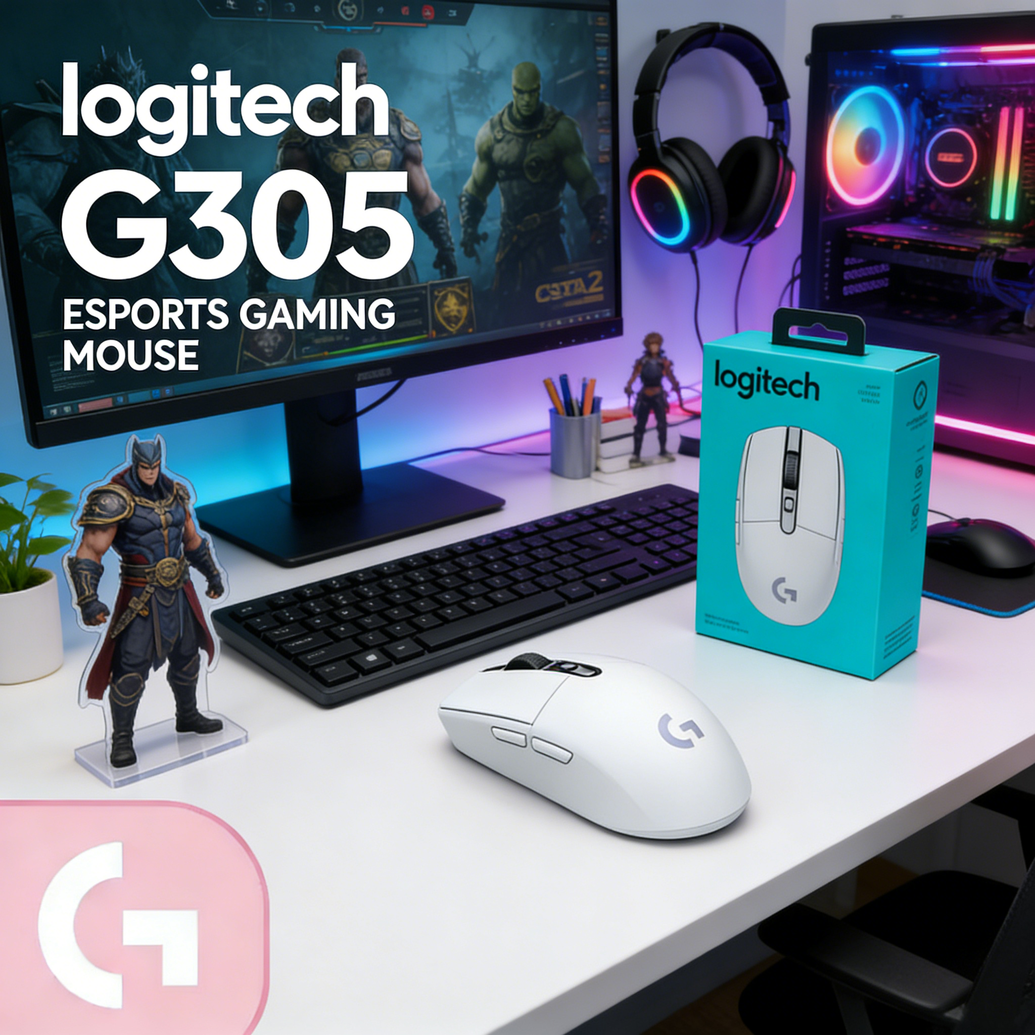 Logitech G305 Daedalus Rex LIG – Gaming Keyboard Mechanical Wireless recenzja i cena