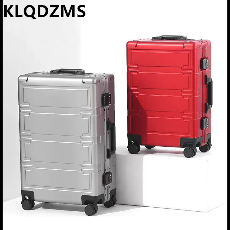 KLQDZMS Men's Luggage Bag All  – Aluminum Case 65 recenzja i cena