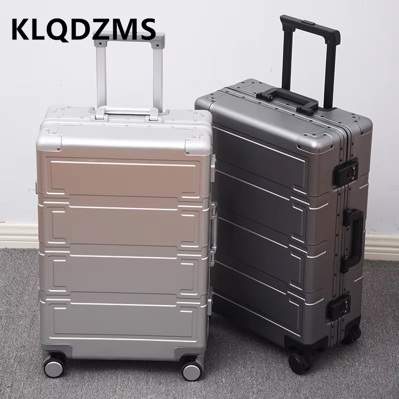KLQDZMS Men's Luggage Bag All  – Aluminum Case 65 recenzja i cena