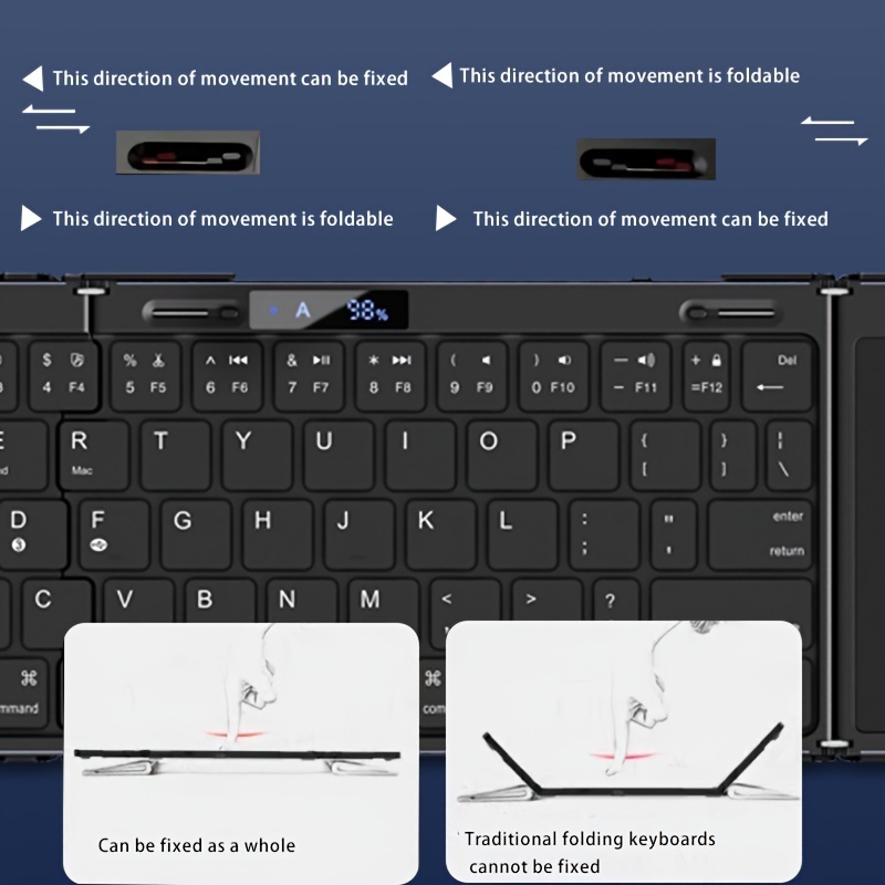 Foldable Bluetooth Keyboard Wi – Gaming Keyboard Budget recenzja i cena