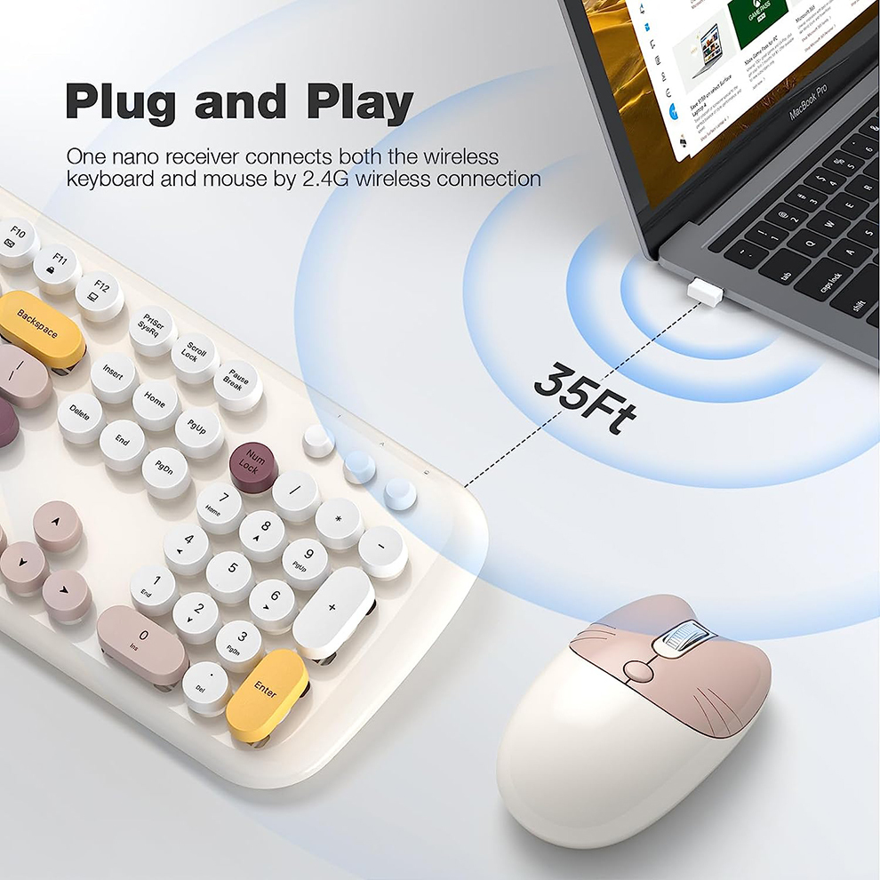 MOFII Wireless Keyboard and Mo – Gaming Keyboard Budget recenzja i cena