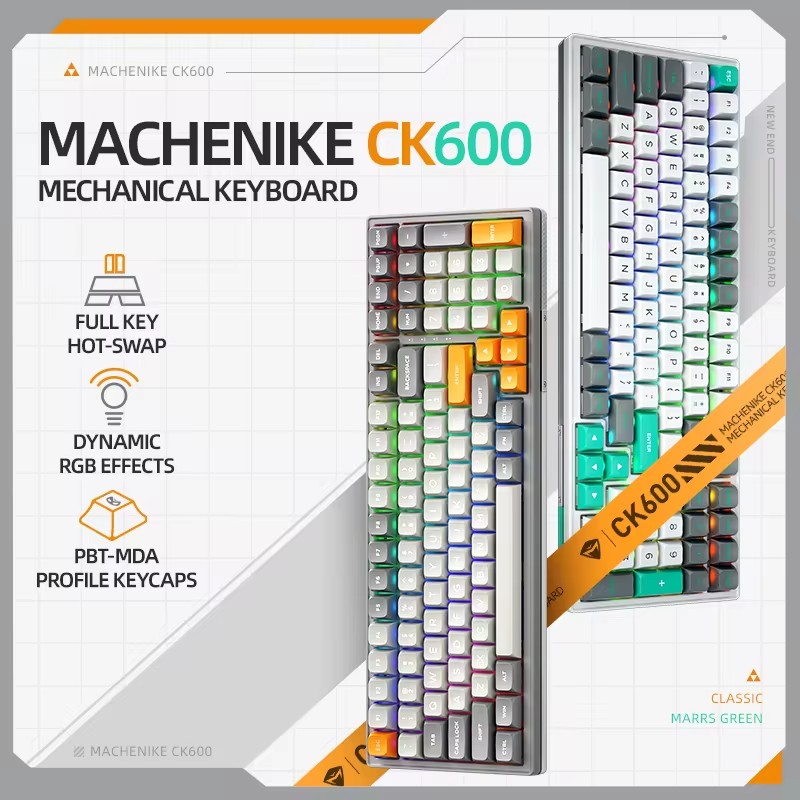 CK600 Tri-Mode Mechanical Keyb – Gaming Keyboard Mechanical Wireless recenzja i cena