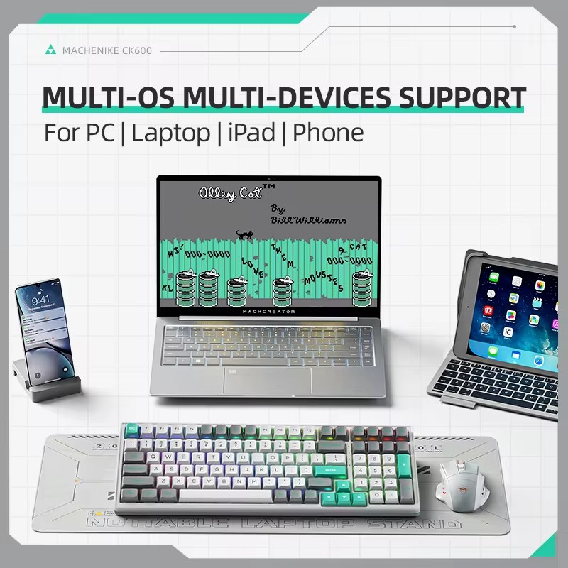CK600 Tri-Mode Mechanical Keyb – Gaming Keyboard Mechanical Wireless recenzja i cena