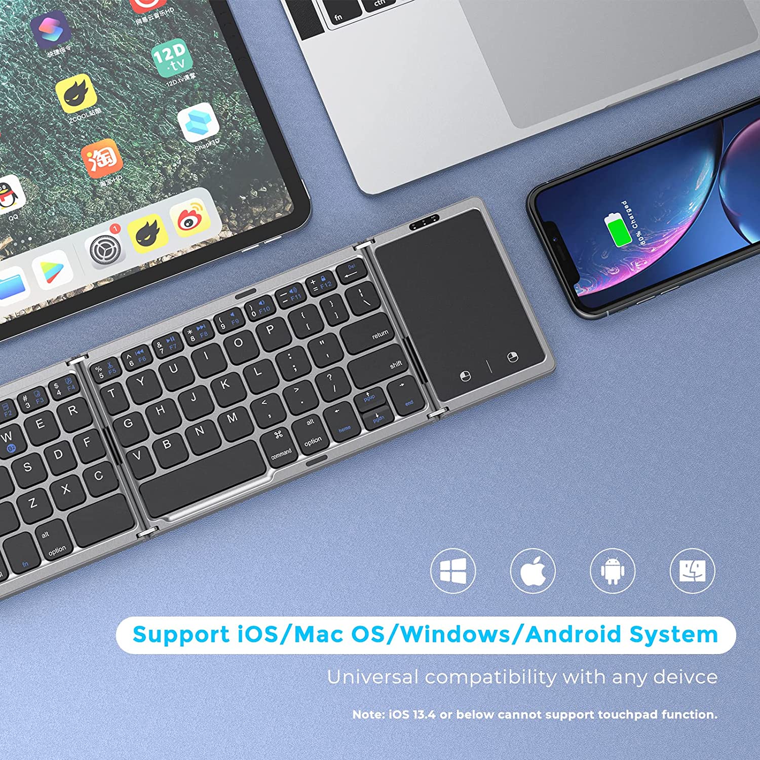 Seenda Foldable Wireless Bluet – Gaming Keyboard Budget recenzja i cena