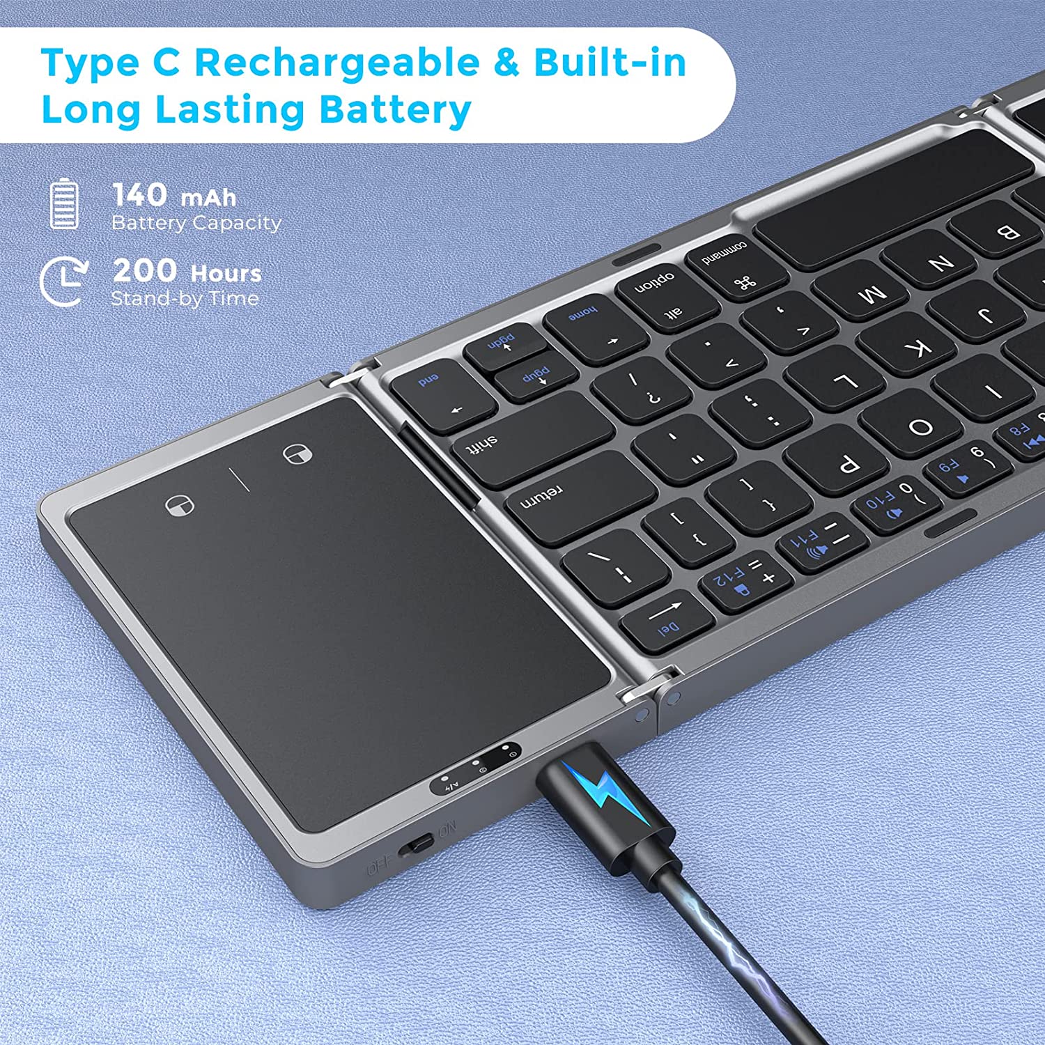 Seenda Foldable Wireless Bluet – Gaming Keyboard Budget recenzja i cena