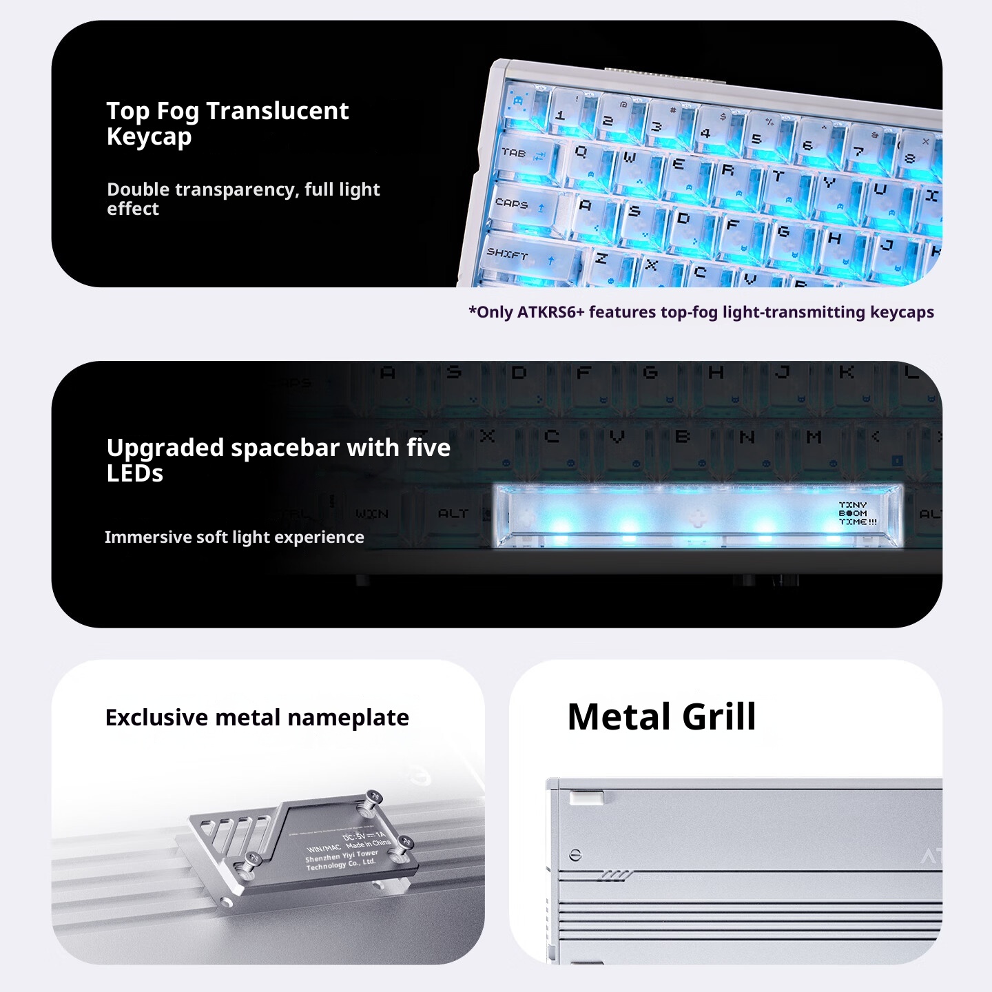 ATK Gear RS6+ Gaming Keyboard  – Gaming Keyboard Hall Effect Switches recenzja i cena
