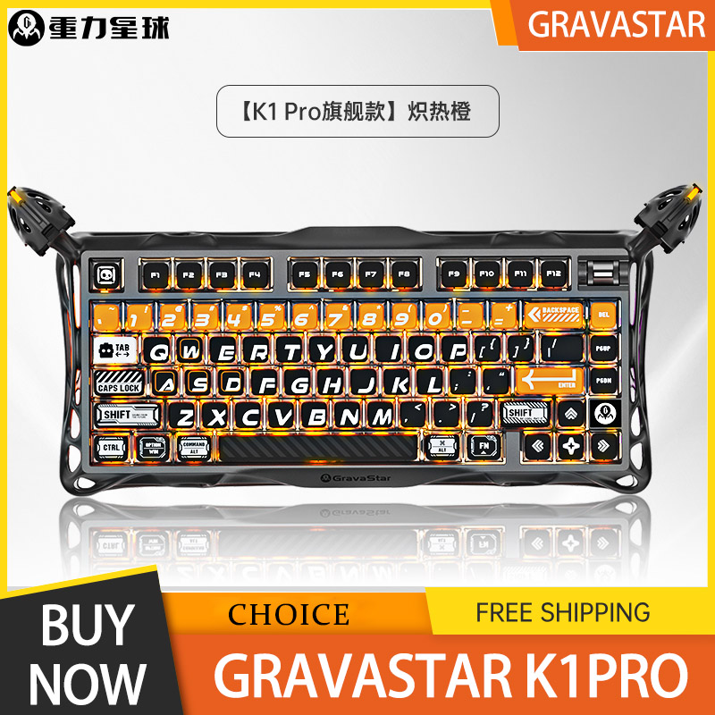 Gravastar K1 Pro Gaming Keyboa – Gaming Keyboard Mechanical Wireless recenzja i cena