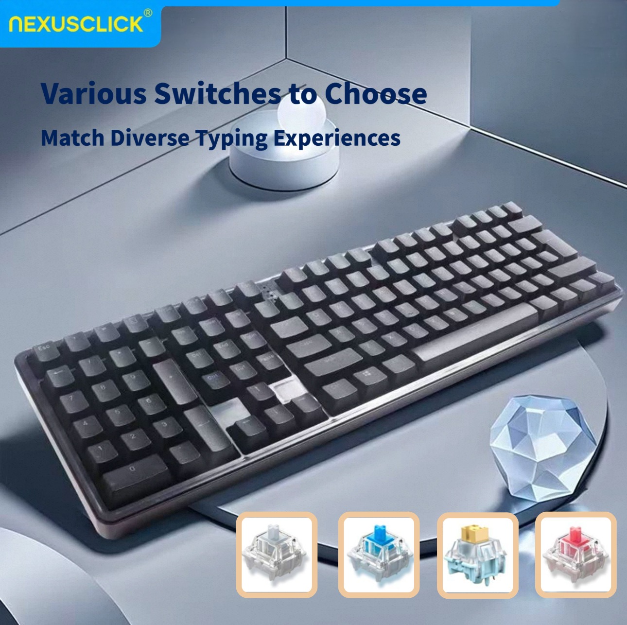 NexusClick Ergonomic Left Hand – Gaming Keyboard Number Pad recenzja i cena